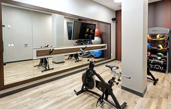 Interior fitness center
